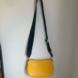 Furla Yellow Black Crossbody Bag
